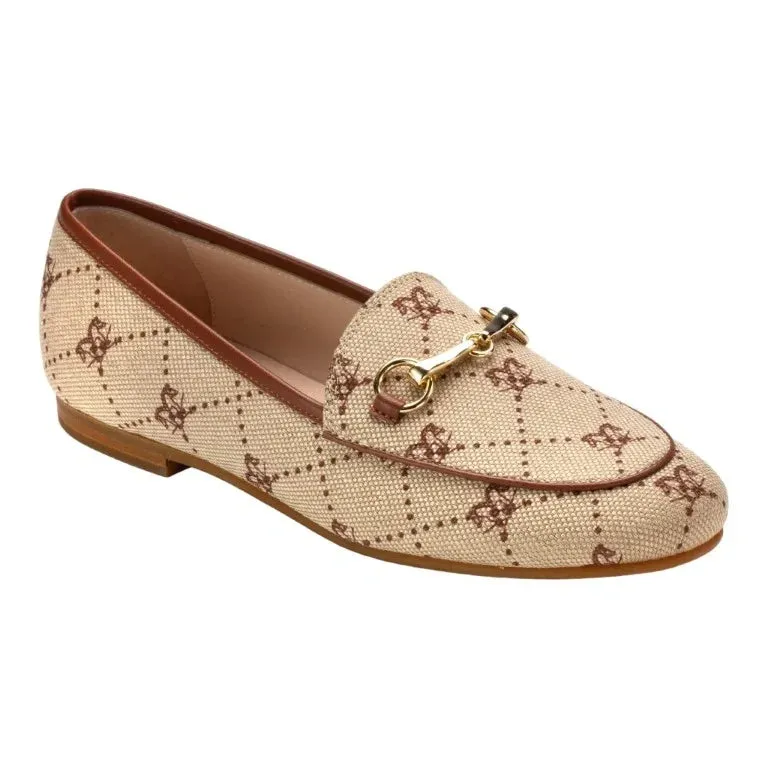 1541 - Tan Micro Flat Loafer for Girl/Teen/Women by London Kids