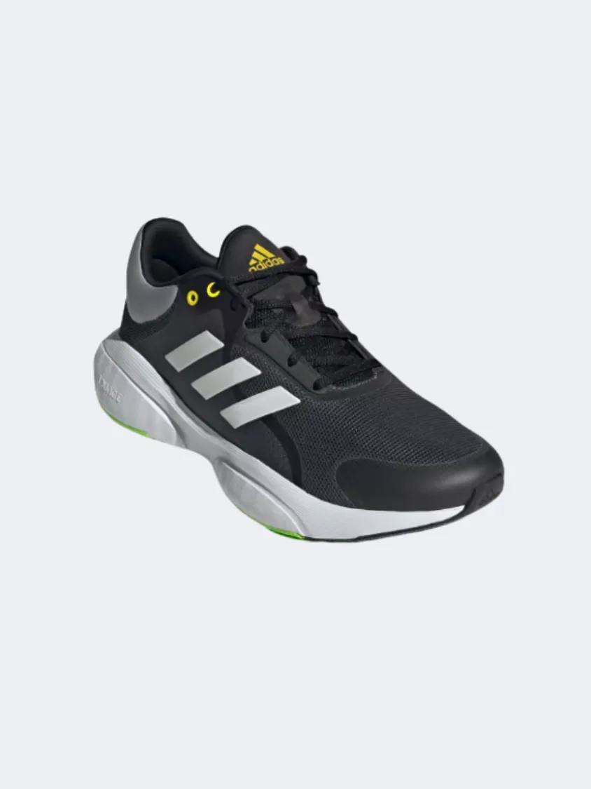 Adidas RESPONSE MEN RUNNING shoes Grey / Solar Green