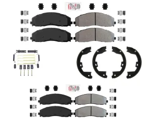 AmeriBrake Fleet Compound Pads Set for Ford F250 F350 Super Duty  2013-2021