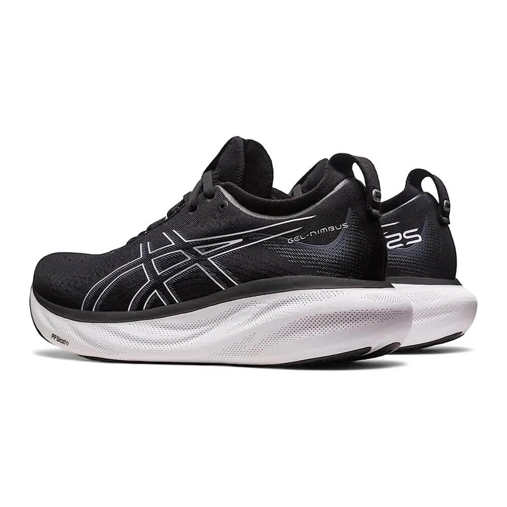 Asics Women's Gel-Nimbus 25 sneakers, black/white