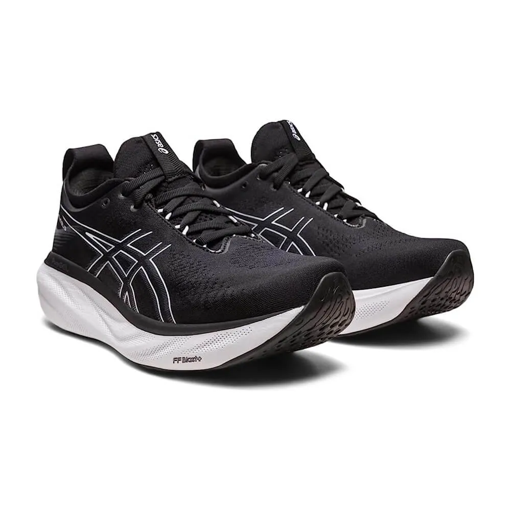 Asics Women's Gel-Nimbus 25 sneakers, black/white