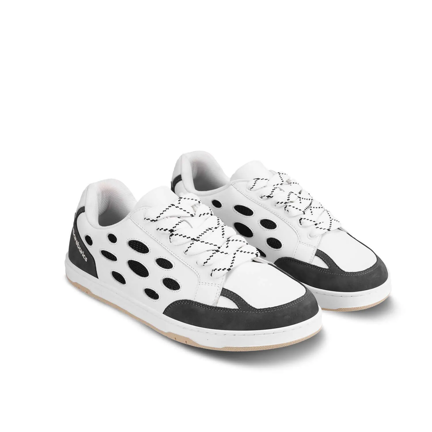 Barefoot Sneakers Barebarics Fusion - White & Charcoal