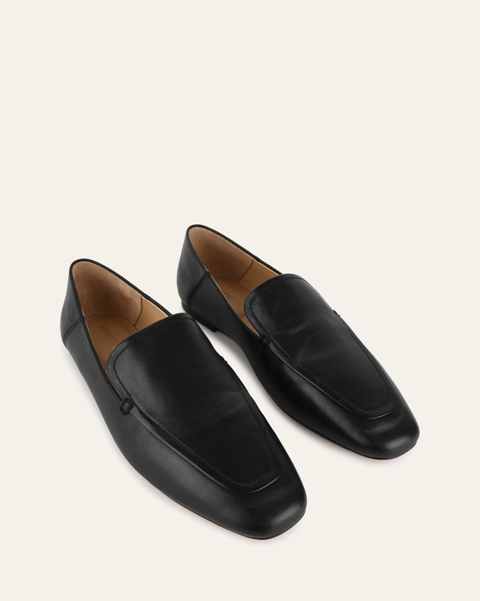 BEAN LOAFERS BLACK LEATHER