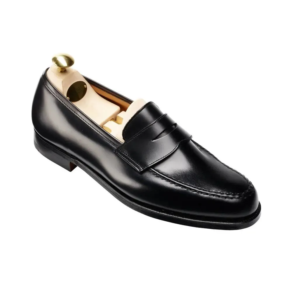 Boston Calf Leather Penny Loafer