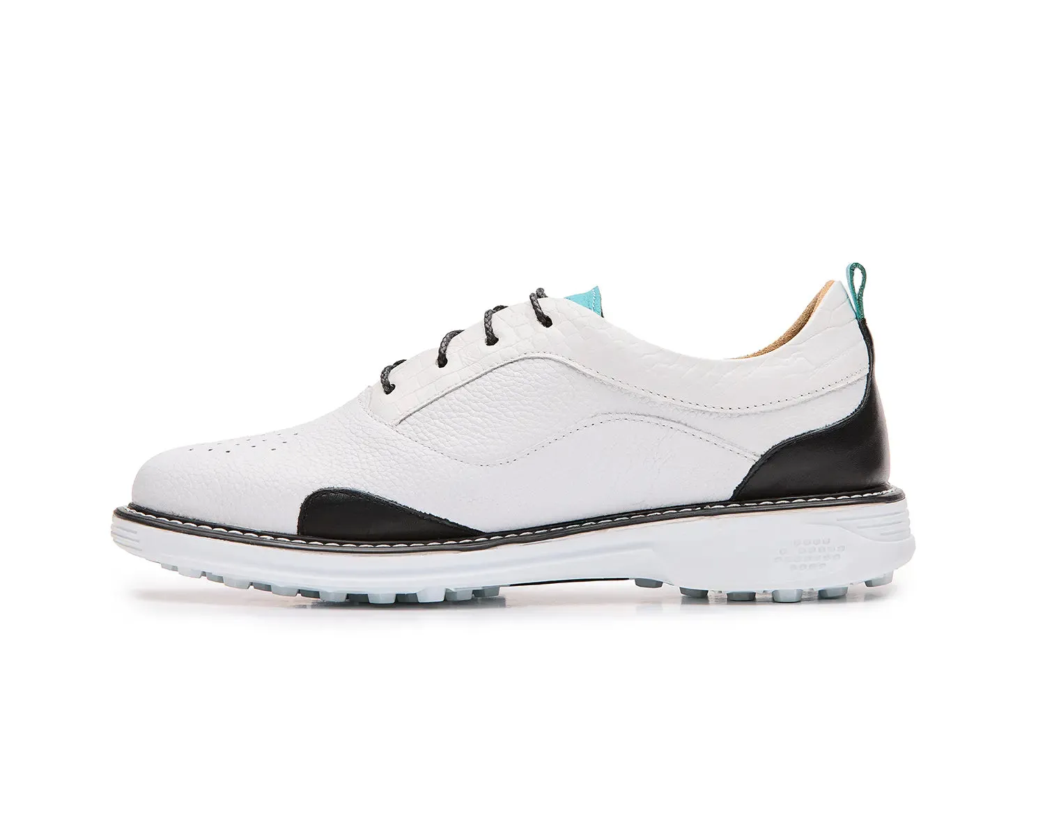 Boxto Golf Women's Inspiration Dreamy Spikeless Golf Shoes - White/Black