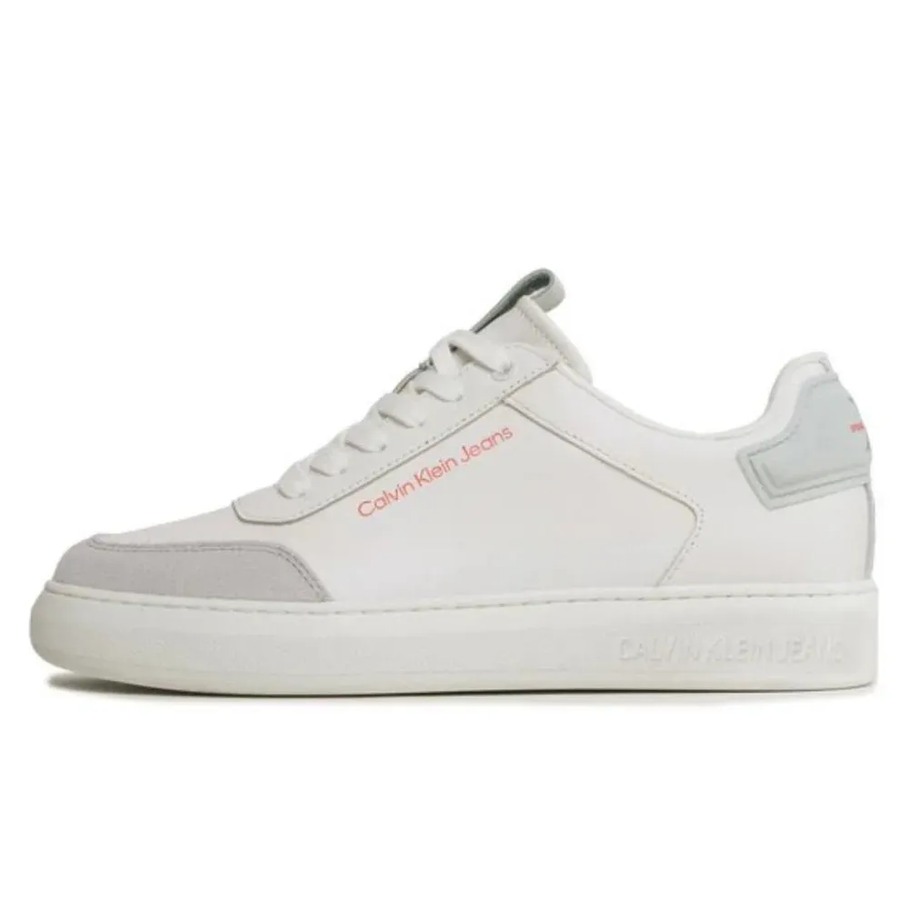 Calvin Klein Jeans Casual Cupsole High-Low Freq Trainer YM0YM00670-WHT