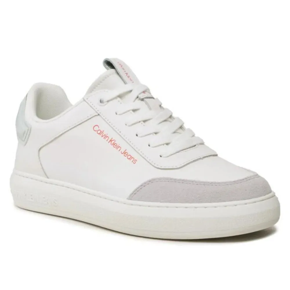 Calvin Klein Jeans Casual Cupsole High-Low Freq Trainer YM0YM00670-WHT