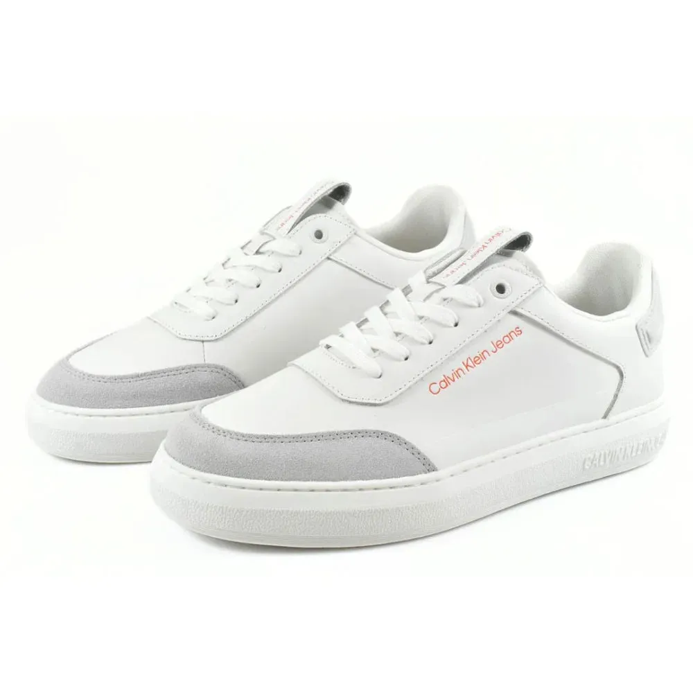 Calvin Klein Jeans Casual Cupsole High-Low Freq Trainer YM0YM00670-WHT