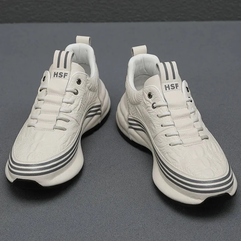 Casual Increasing Height Breathable Sneakers