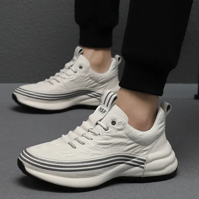 Casual Increasing Height Breathable Sneakers