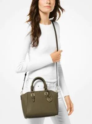 Ciara Medium Saffiano Leather Satchel