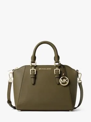 Ciara Medium Saffiano Leather Satchel