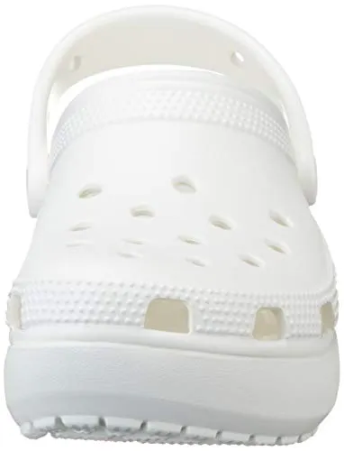 Crocs Women White Classic Clog 206750-100-W7