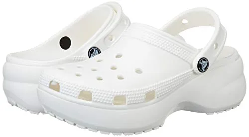 Crocs Women White Classic Clog 206750-100-W7