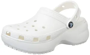 Crocs Women White Classic Clog 206750-100-W7