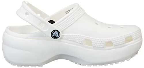 Crocs Women White Classic Clog 206750-100-W7