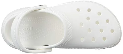 Crocs Women White Classic Clog 206750-100-W7