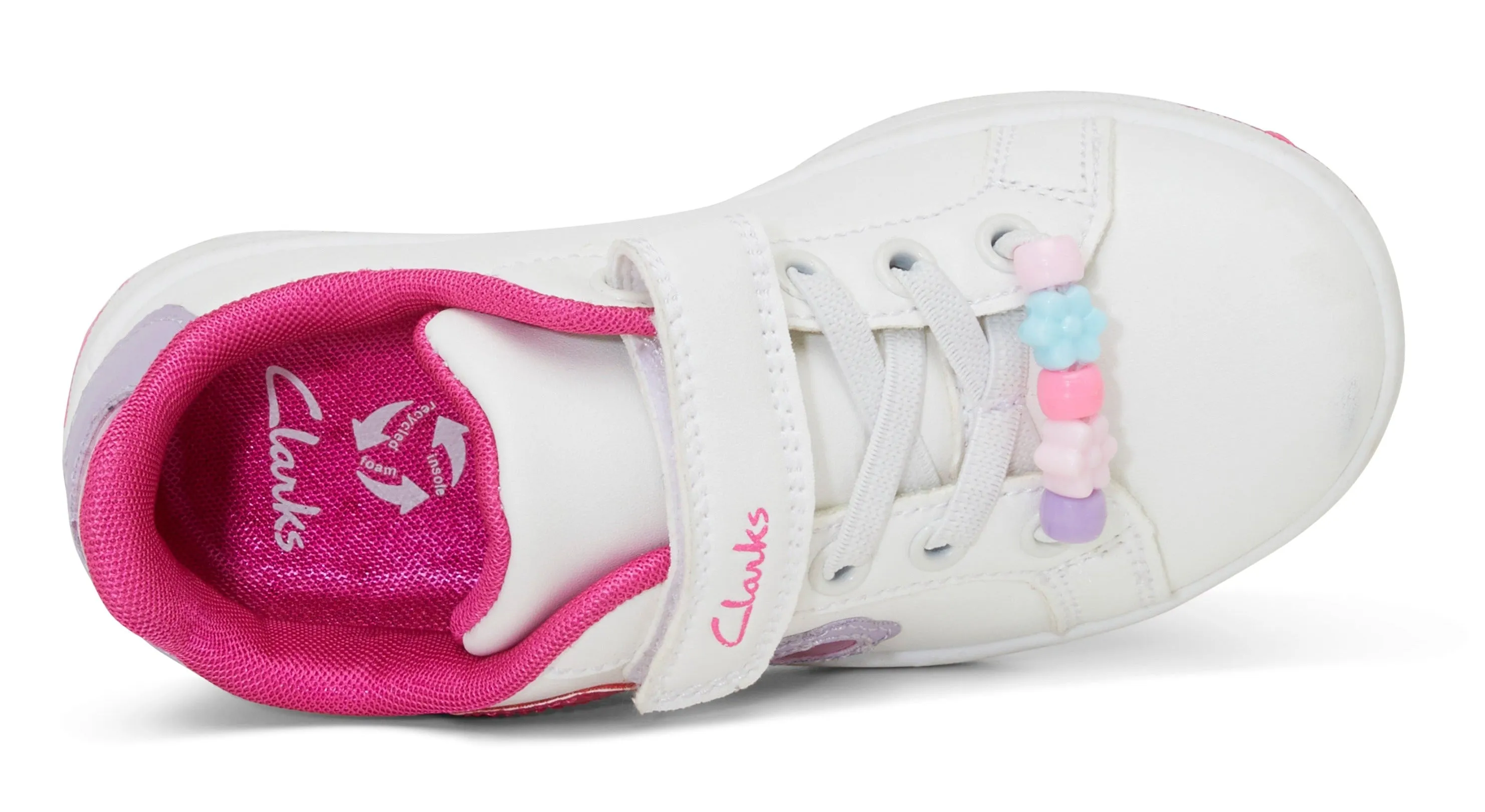 Delilah Jnr (White/Raspberry)