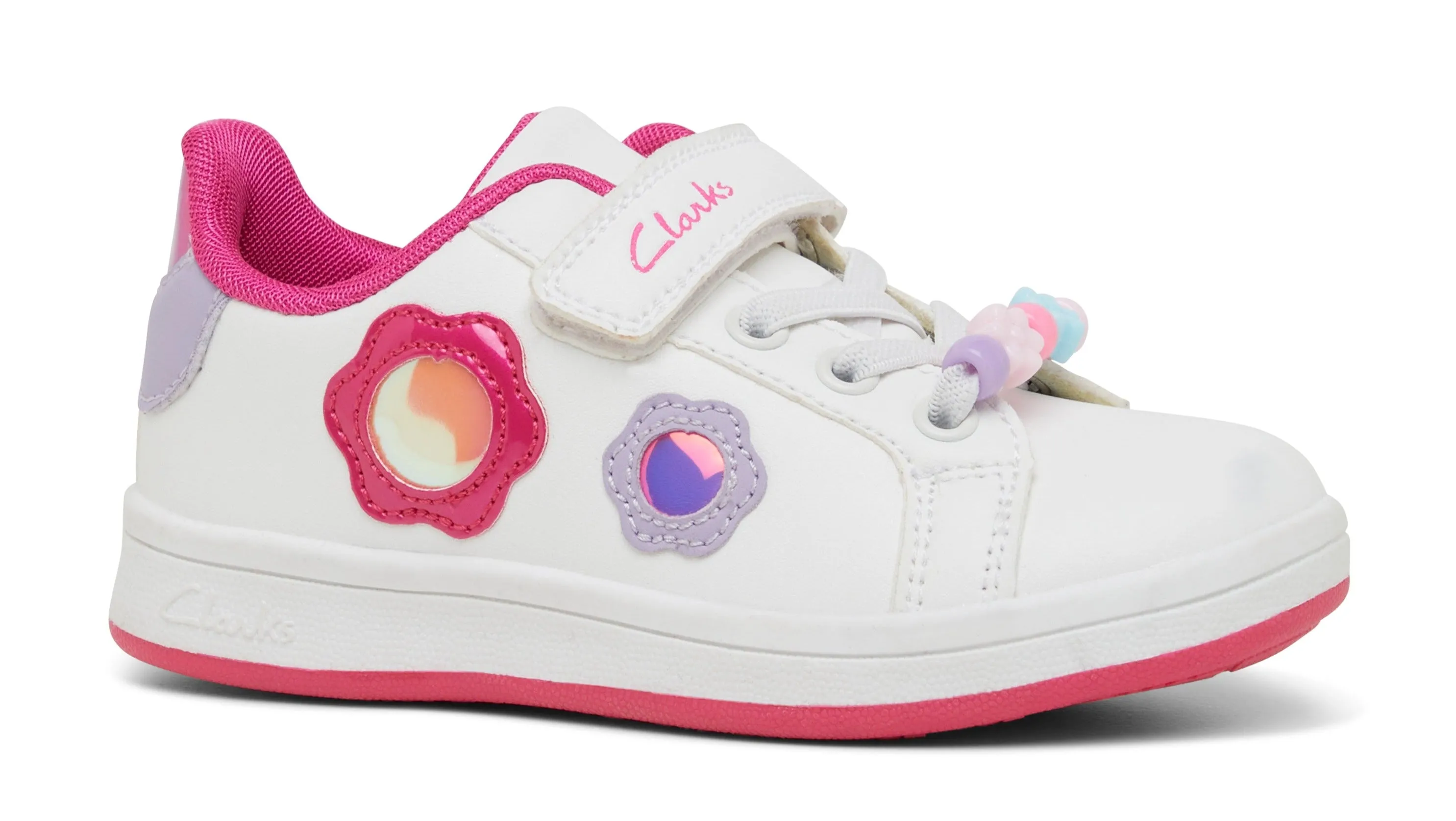 Delilah Jnr (White/Raspberry)