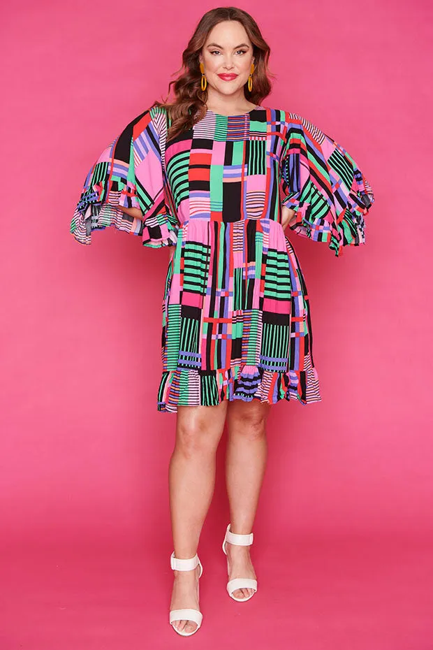 Diona Liquorice Dress