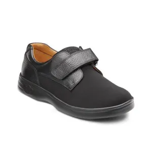 Dr. Comfort Women's Annie Stretch w/ Leather Trim Shoes