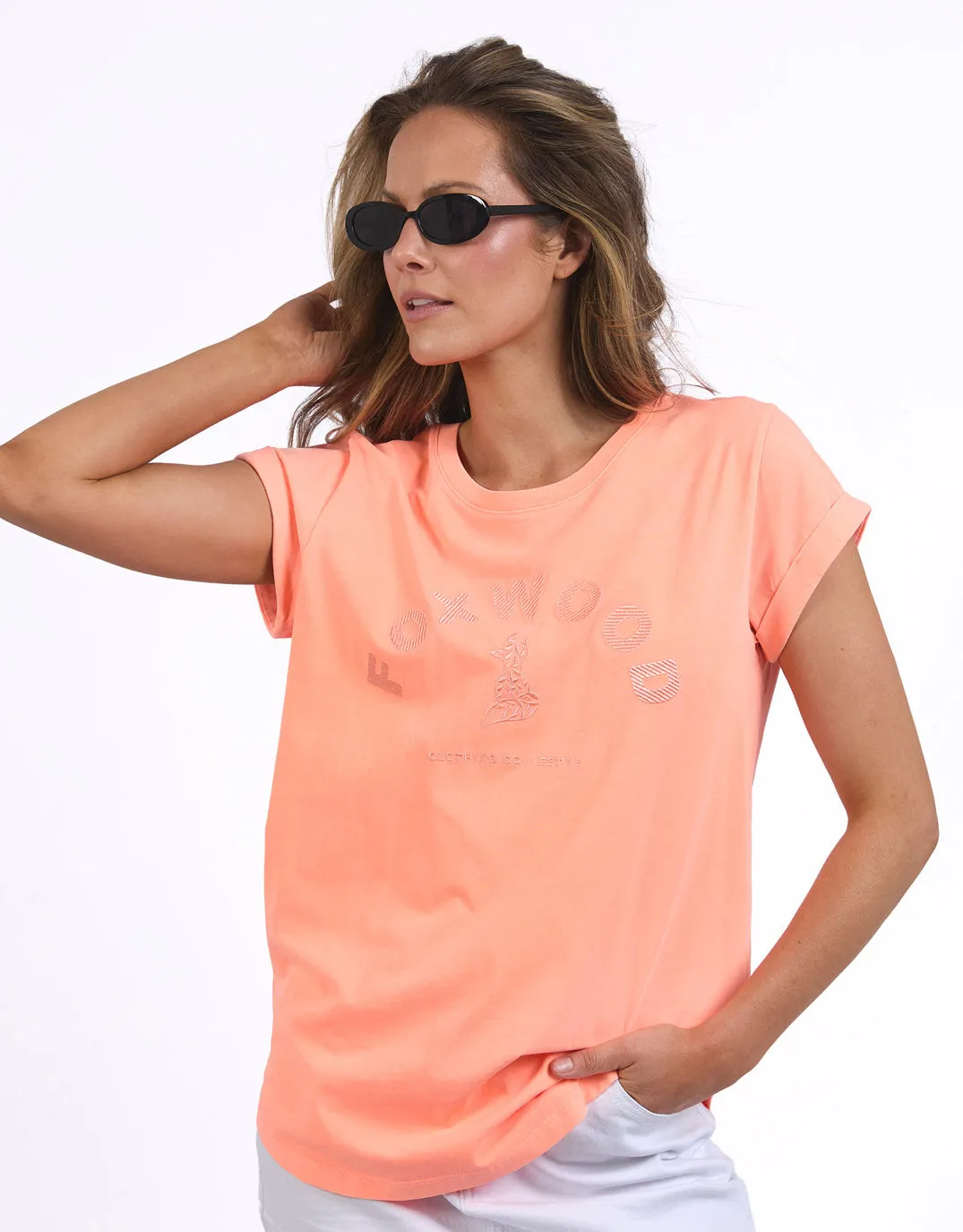 Effortless Tee - Neon Peach