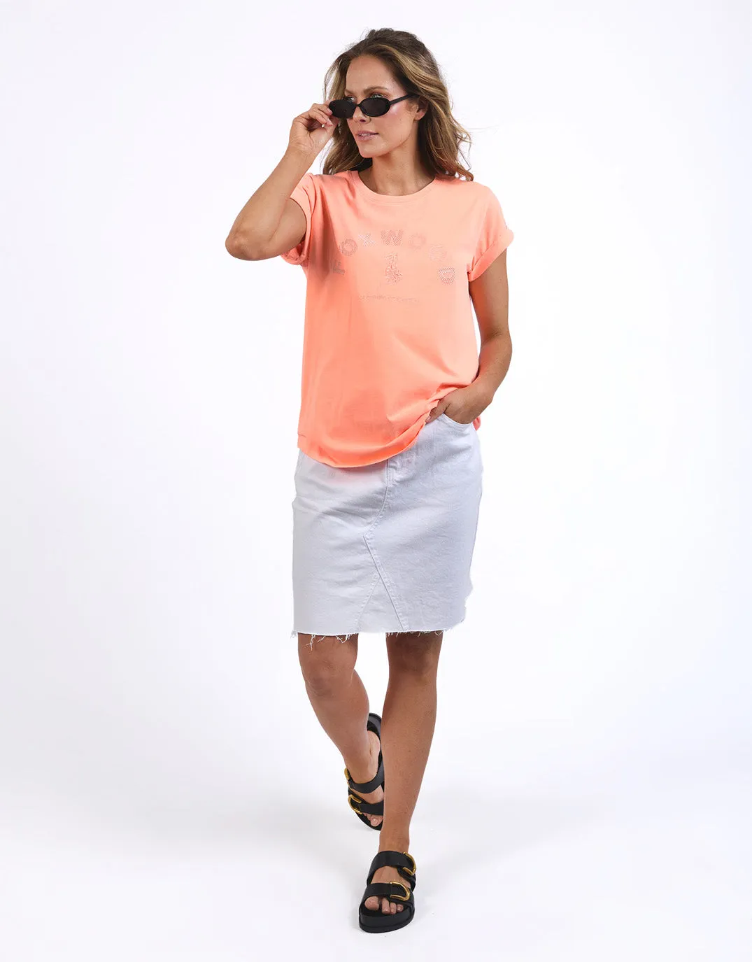 Effortless Tee - Neon Peach