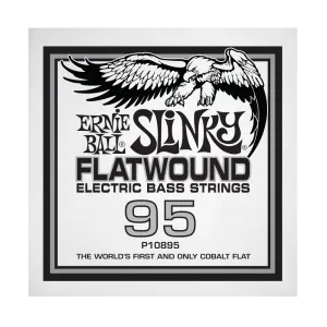 Ernie Ball 10895EB Slinky Flatwound Electric Bass String - .095