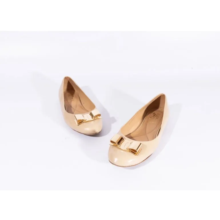 Ferragamo Vara Bow Ballet Flats