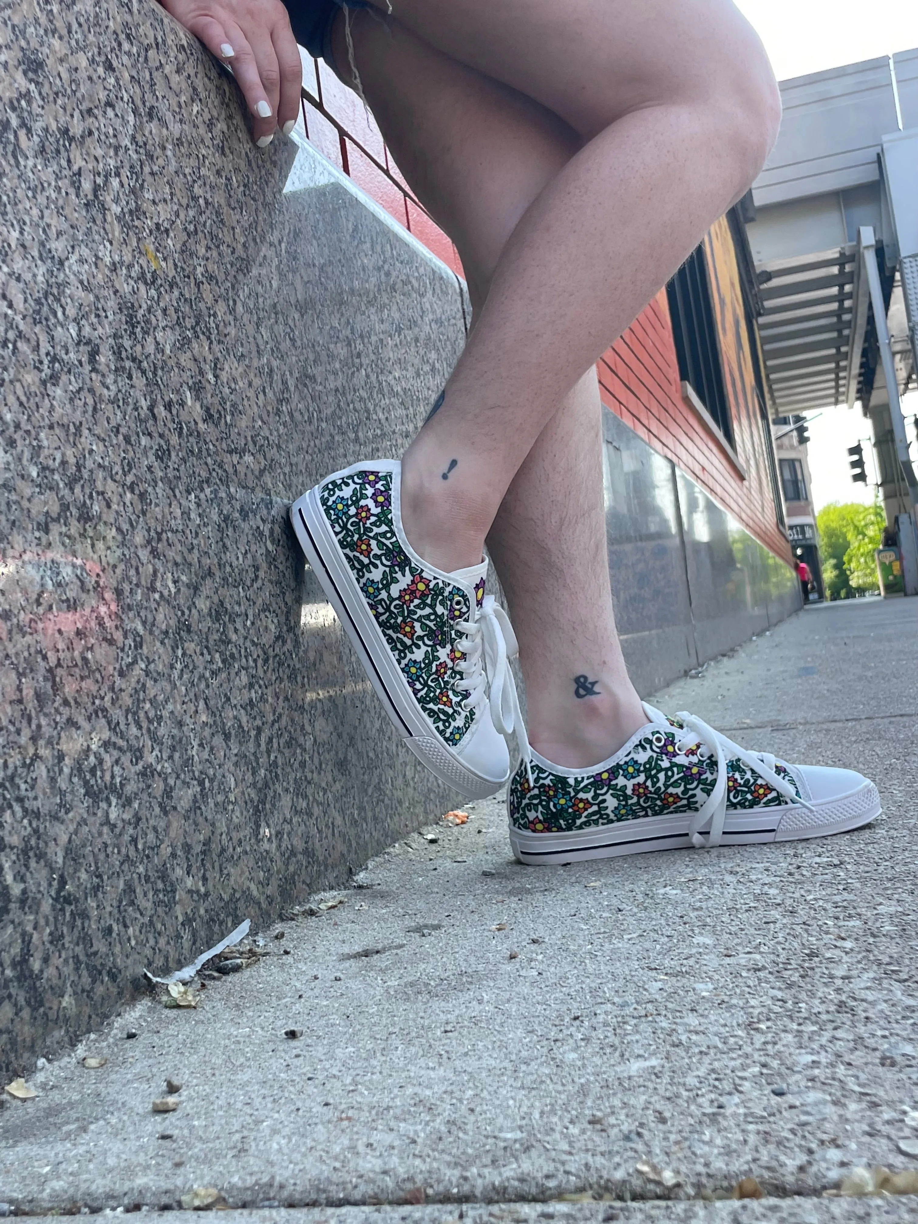 Floral Rainbow Sneakers