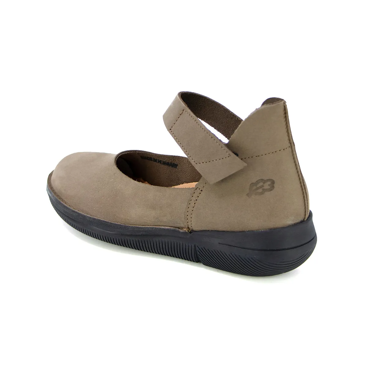 Froom Taupe Supported Strap Flats