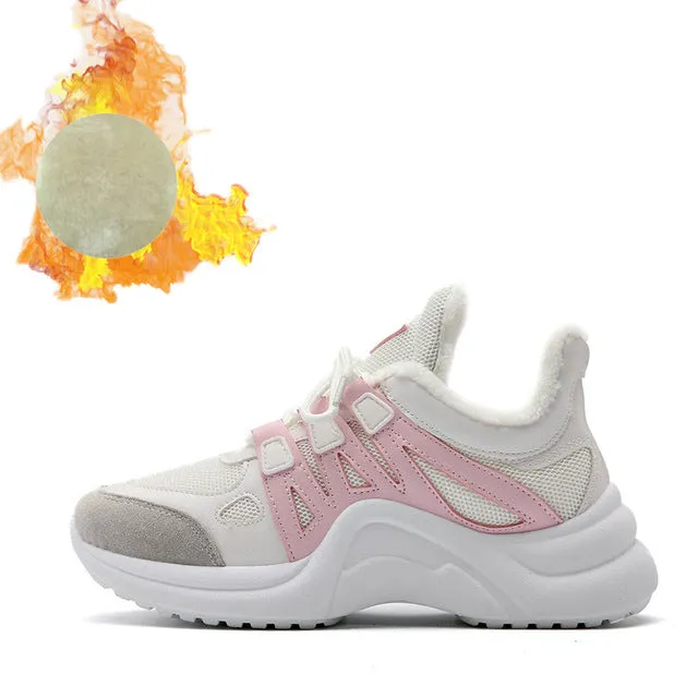 Fujin Sneakers Women 2019 Breathable Mesh Casual Shoes