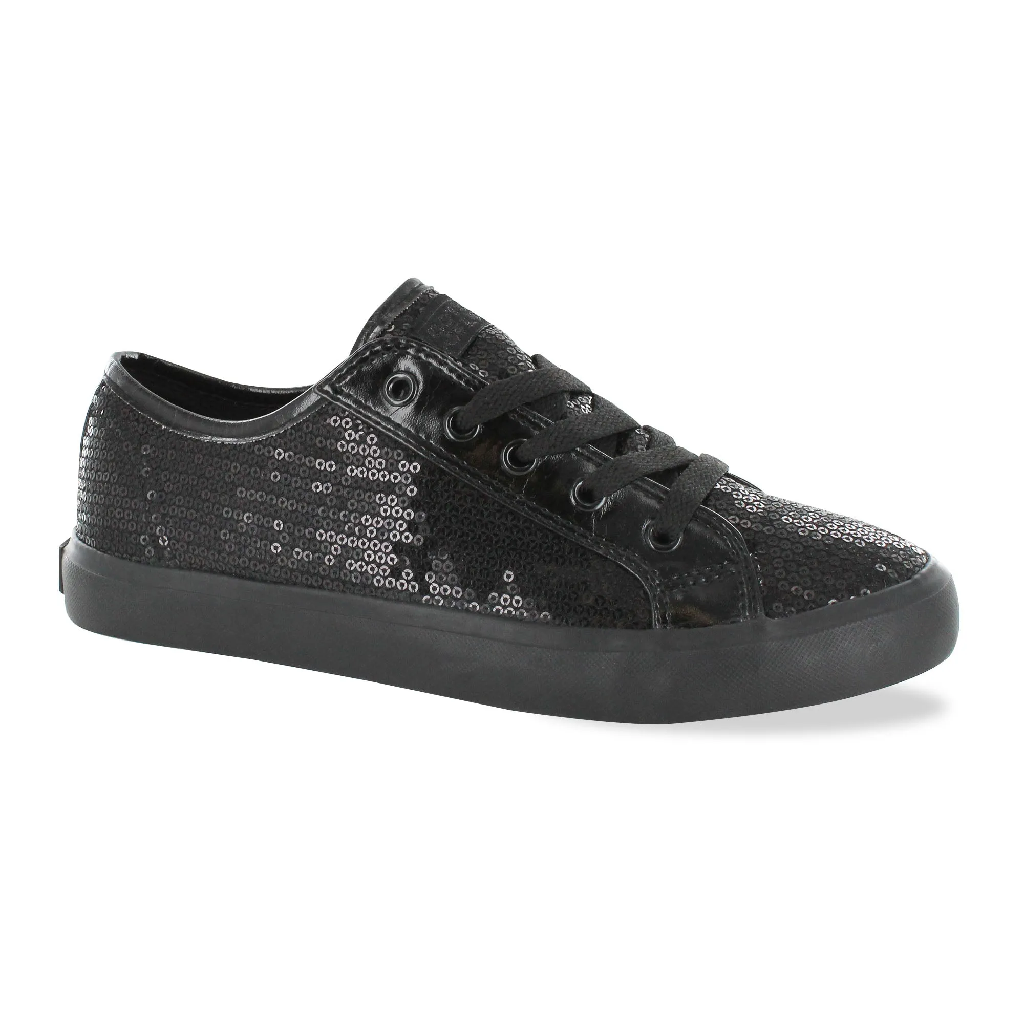 Gotta Flurt Women's Disco II Full Black Sequin Low Top Dance Sneaker