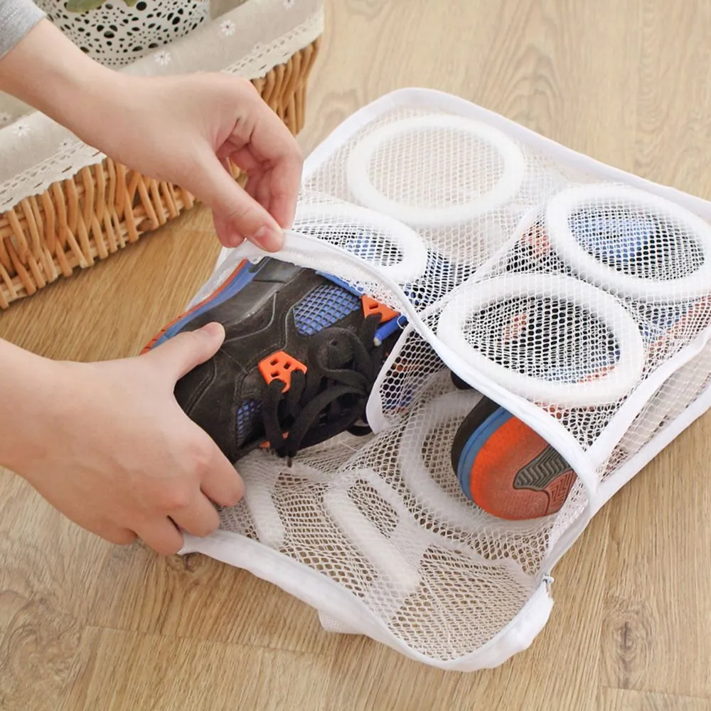 Hanging Dry Mesh Laundry Shoes Bag