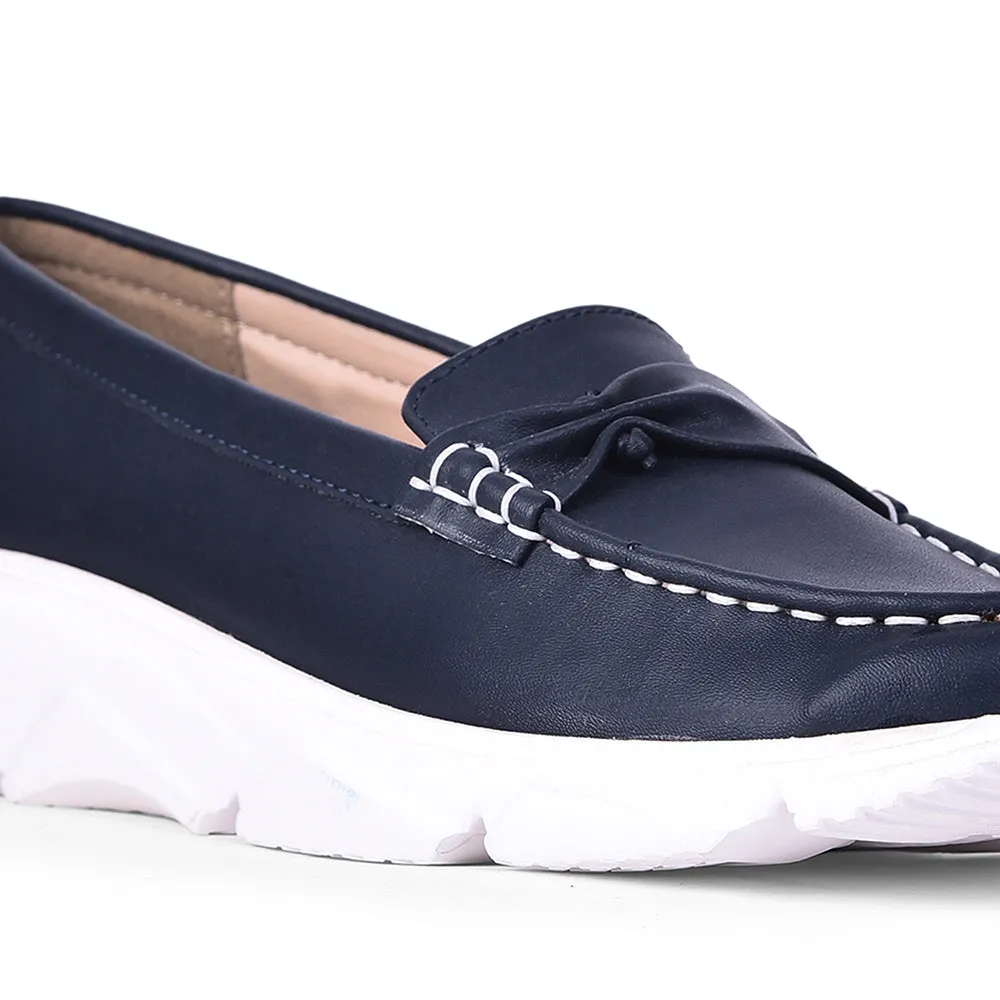 Healers Casual Blue Loafers For Women C275-01 By Liberty