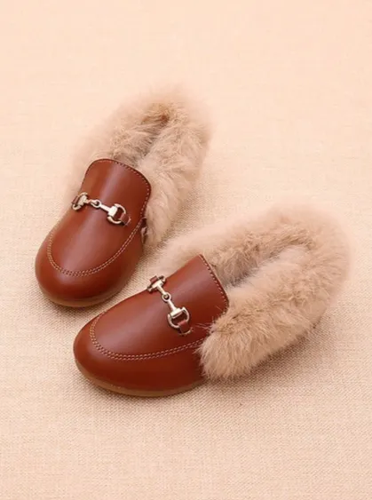 It's A Faux Thing Furry Loafers