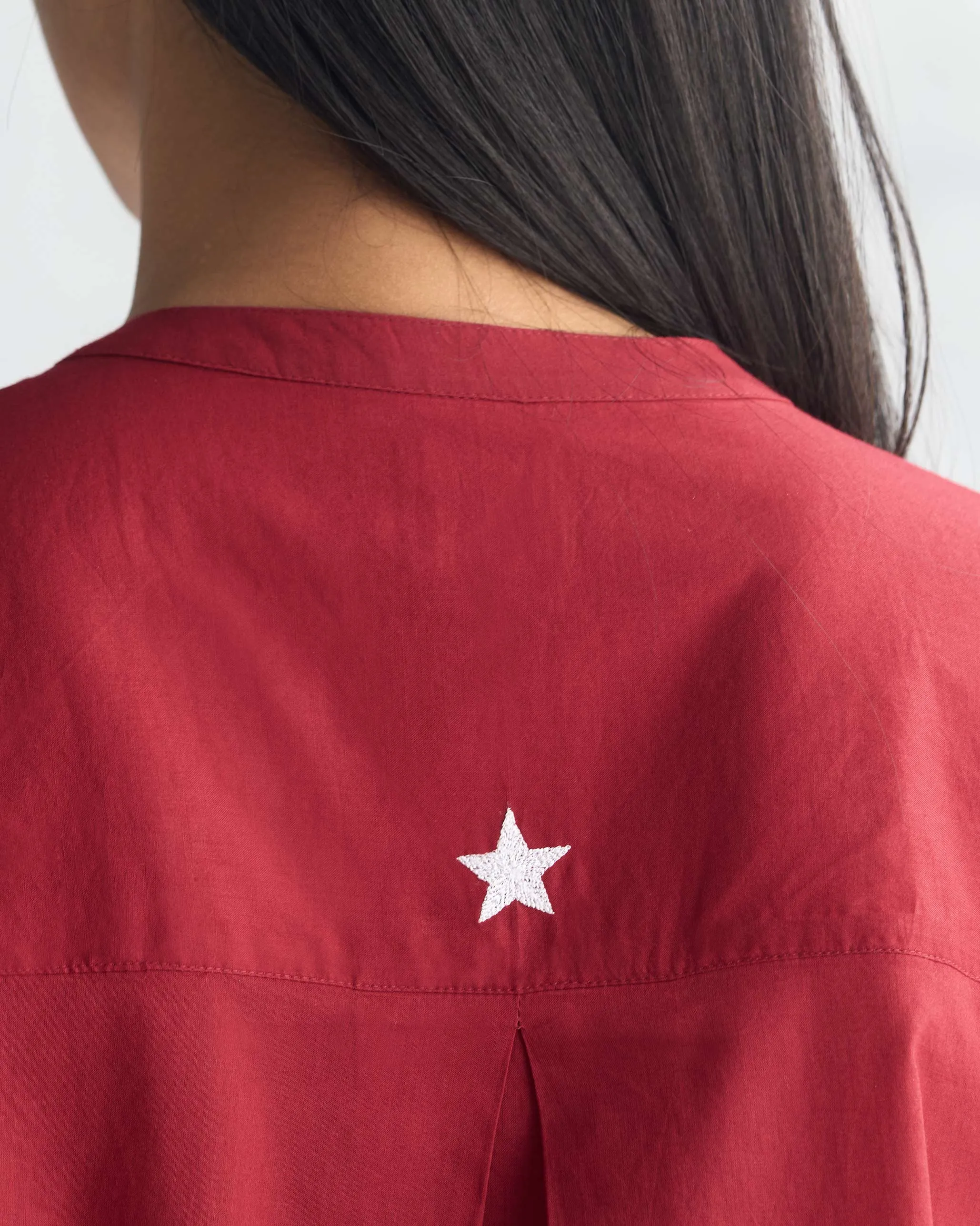 Lazy Sunday Tunic - Red