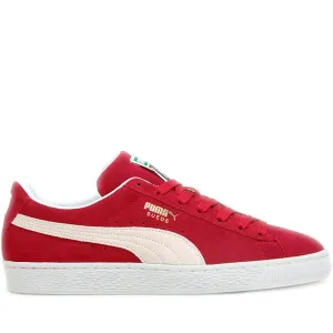 Men's Puma Suede Classic XXI Shoes - High Risk Red/White