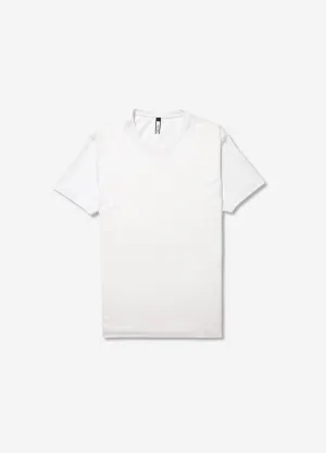 Mercerised Crew Neck T-Shirt White