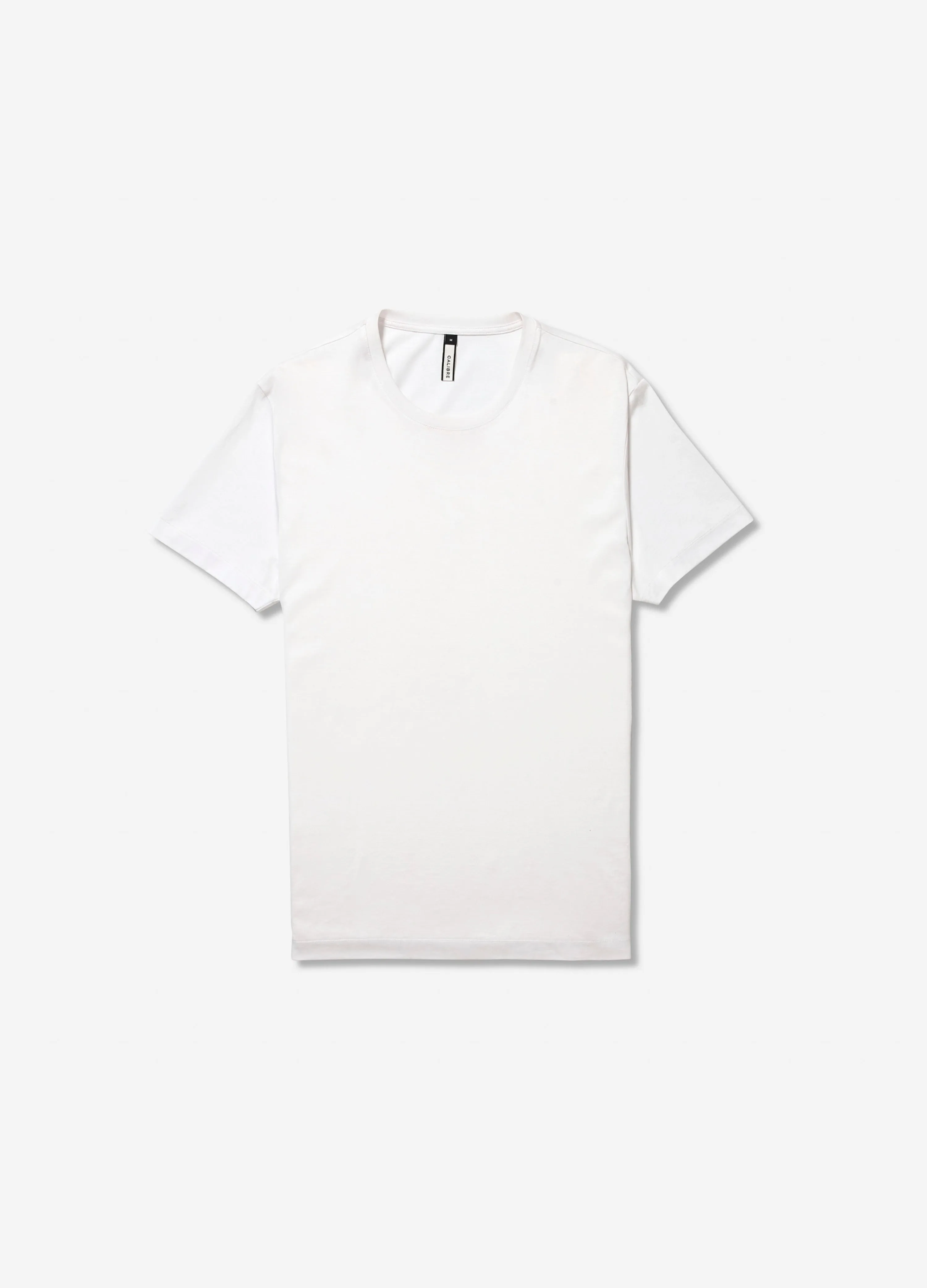 Mercerised Crew Neck T-Shirt White