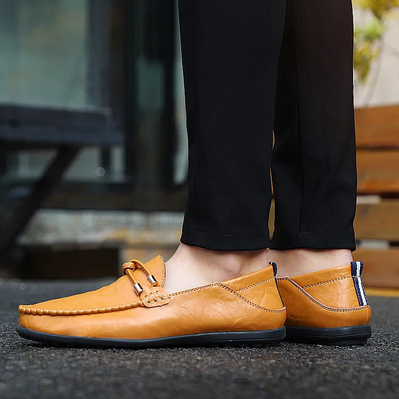 NAPOLI GENUINE COWHIDE LOAFERS