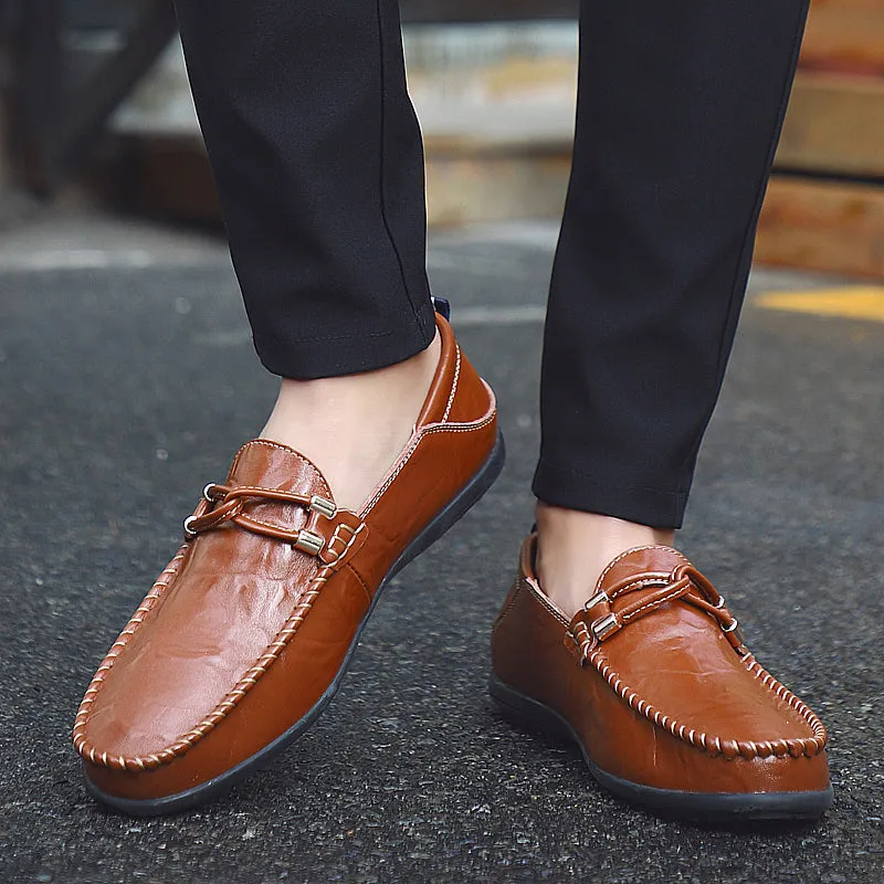 NAPOLI GENUINE COWHIDE LOAFERS