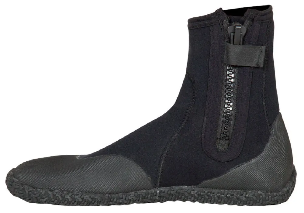 Neosport 5mm High Top Zipper Boots with Premium Neoprene Material and Water Entry Barrier