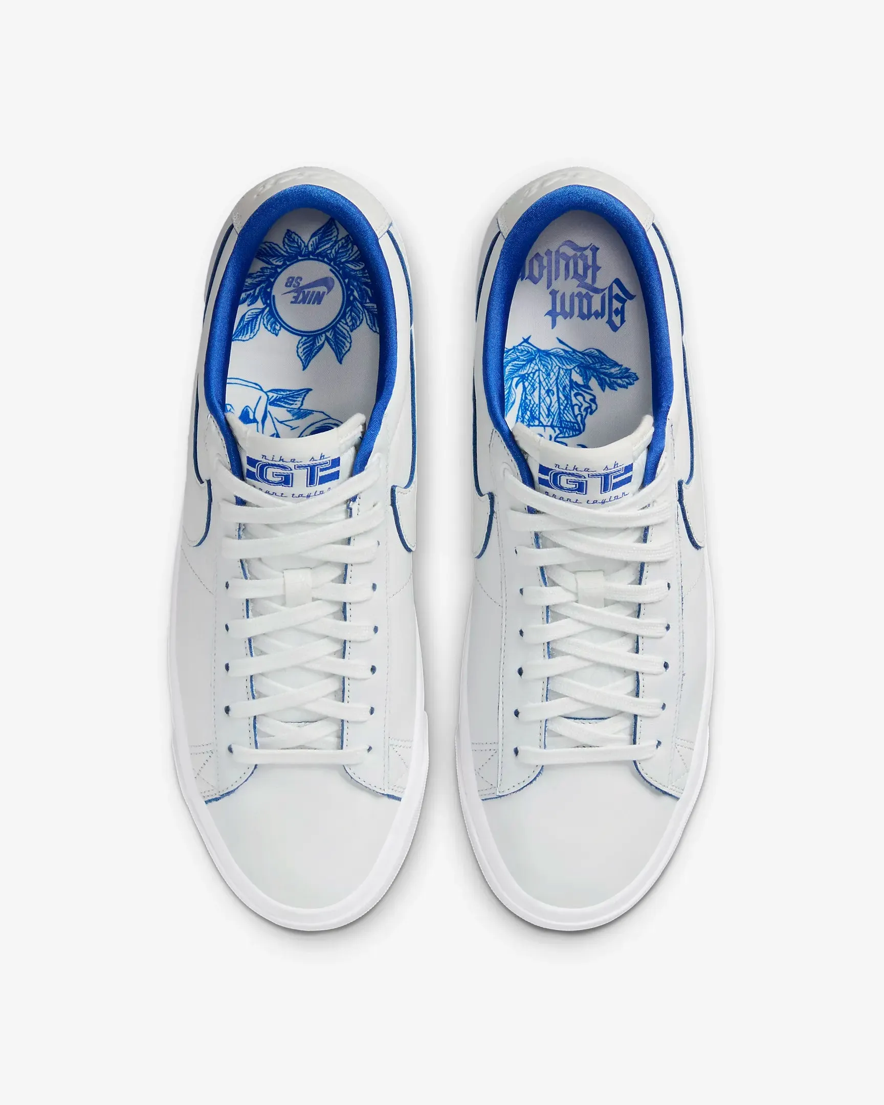 Nike SB Blazer Low Pro GT Premium - SUMMIT WHITE/GAME ROYAL