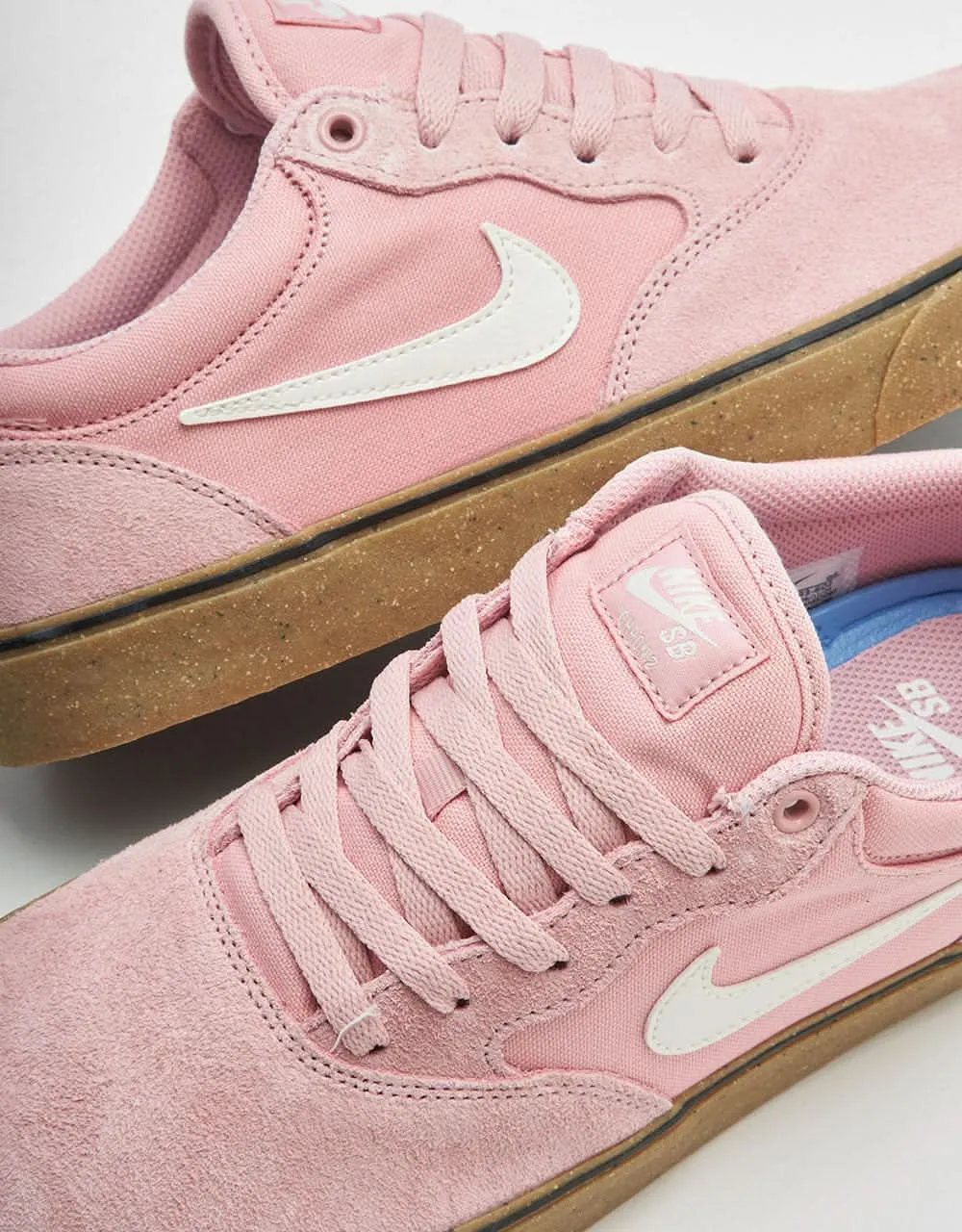 Nike SB Chron 2 Skate Shoes - Pink Glaze/Sail-Pink Glaze-Gum Lt Brown-Black