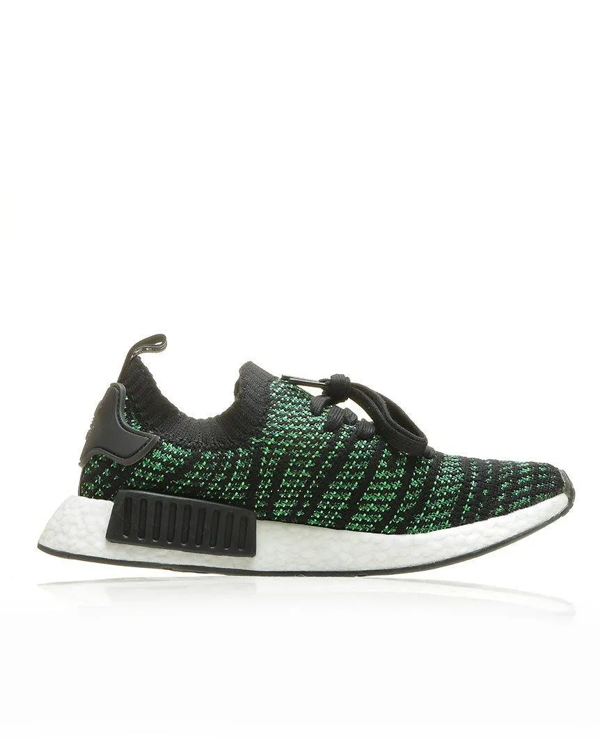 NMD_R1 STLT Primeknit Core Black / Noble Green / Bold Green