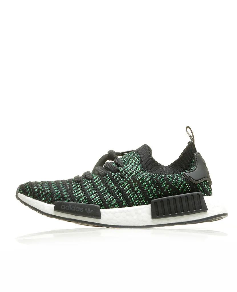 NMD_R1 STLT Primeknit Core Black / Noble Green / Bold Green