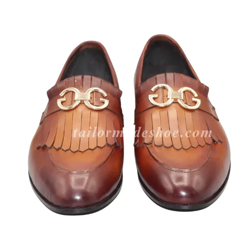 Premium Quality Brown Leather Loafers a fusion of Timeless charm and contemporary Style wedding shoes, Fashion shoes, Stylish Moccasin shoes