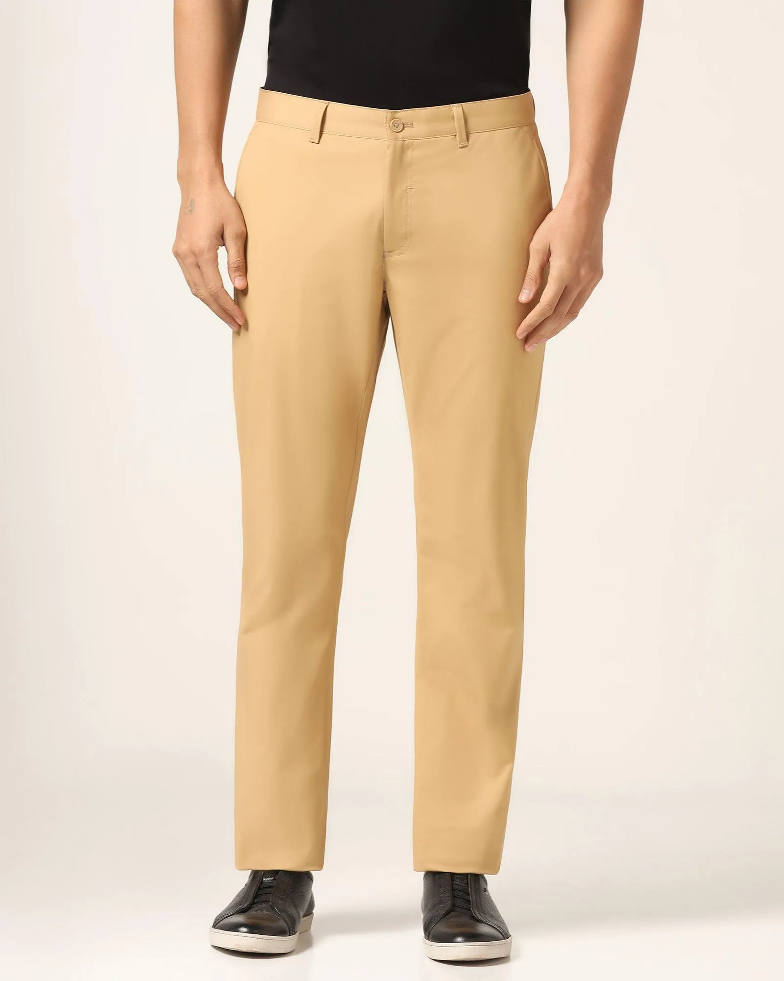 Slim Comfort B-95 Casual Khaki Solid Khakis - Mario