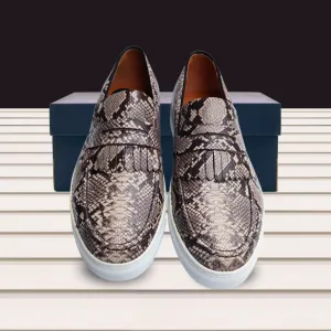 SNAKE PRINTS TASSELS LOAFERS